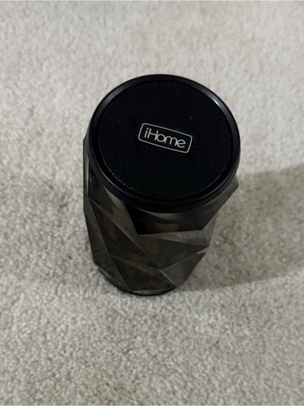 iHome Color Changing Portable Bluetooth Speaker Black